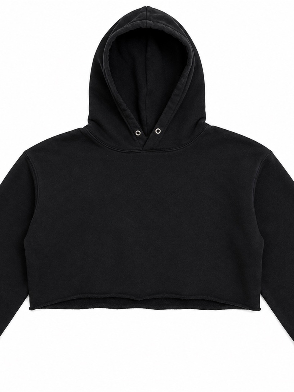 wild fable Black Cropped Hoodie Sweater